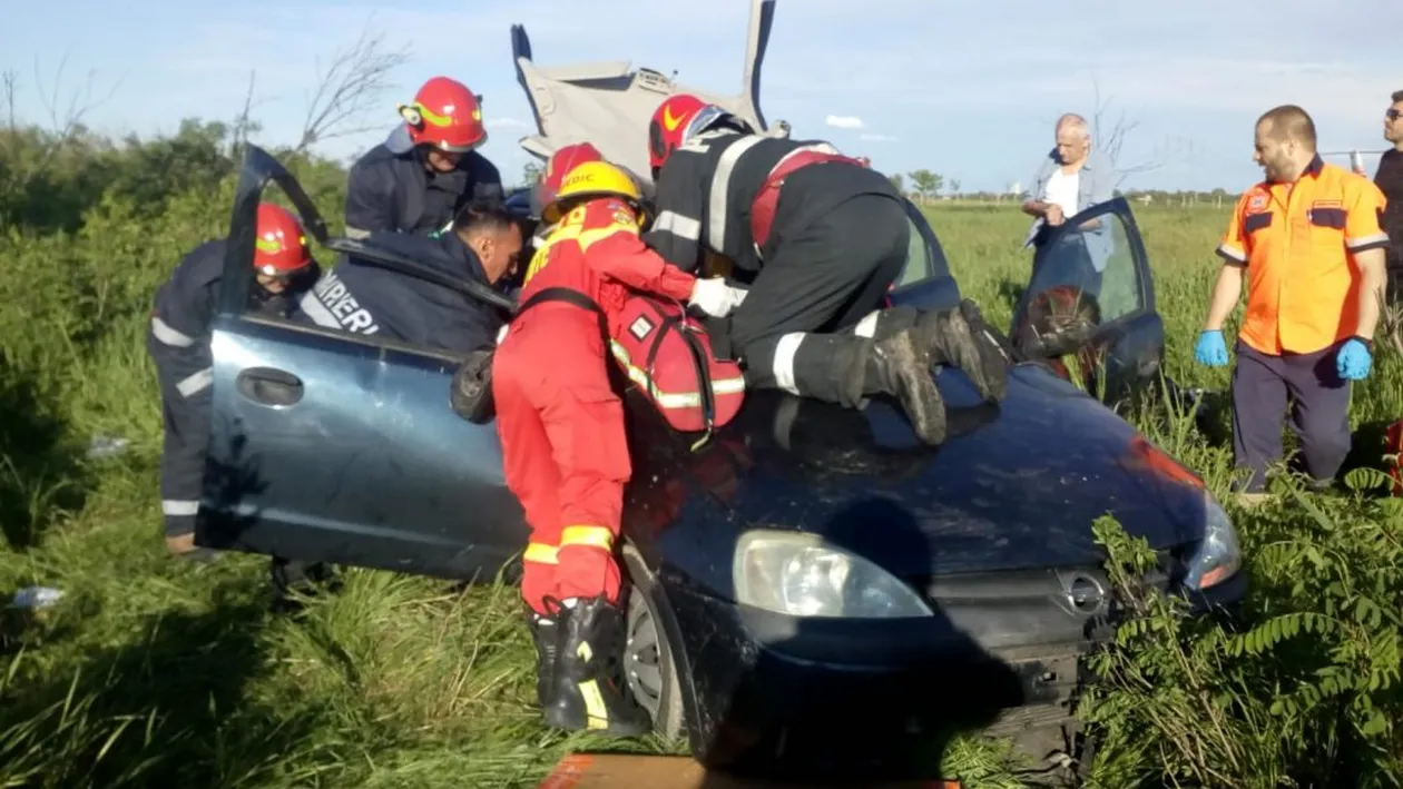Accident grav pe Autostrada A1, la Bolintin Vale, pe sensul către București. A aterizat elicopterul SMURD
