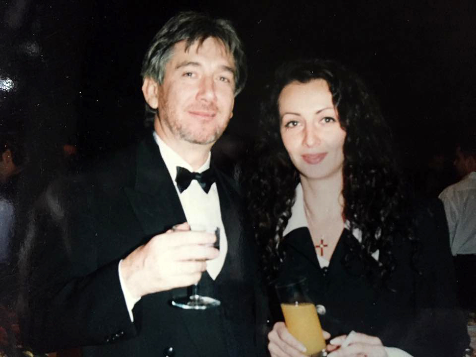 Dan Chișu, alături de Mihaela Rădulescu. Cei doi s-au cunoscut în 1993