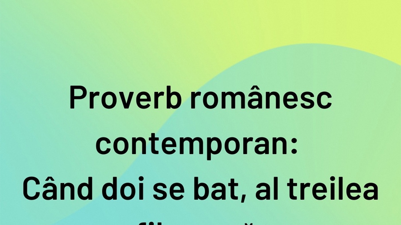 BANCUL ZILEI | Proverb românesc din 2026