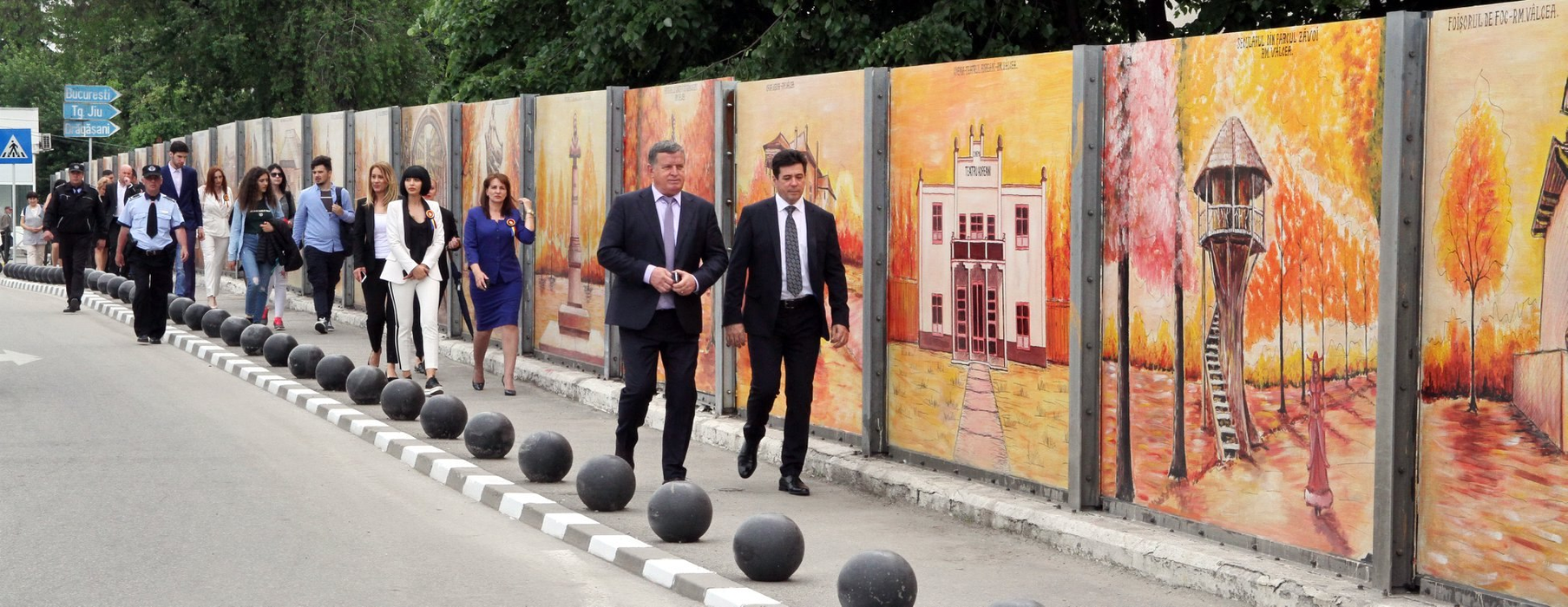 Panourile inedite au fost inaugurate luni la Râmnicu Vâlcea