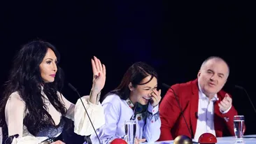 Andra și Mihaela Rădulescu, în rochii super sexy, în a doua semifinală Românii au talent