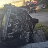 Doi adolescenți au murit pe o șosea din Suceava. Mașina s-a izbit de un cap de pod. Șoferul era minor