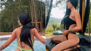 Cum arată Daniela Crudu în costum de baie, la 2 luni după ce a născut. Fanii au crezut că nu văd bine! VIDEO