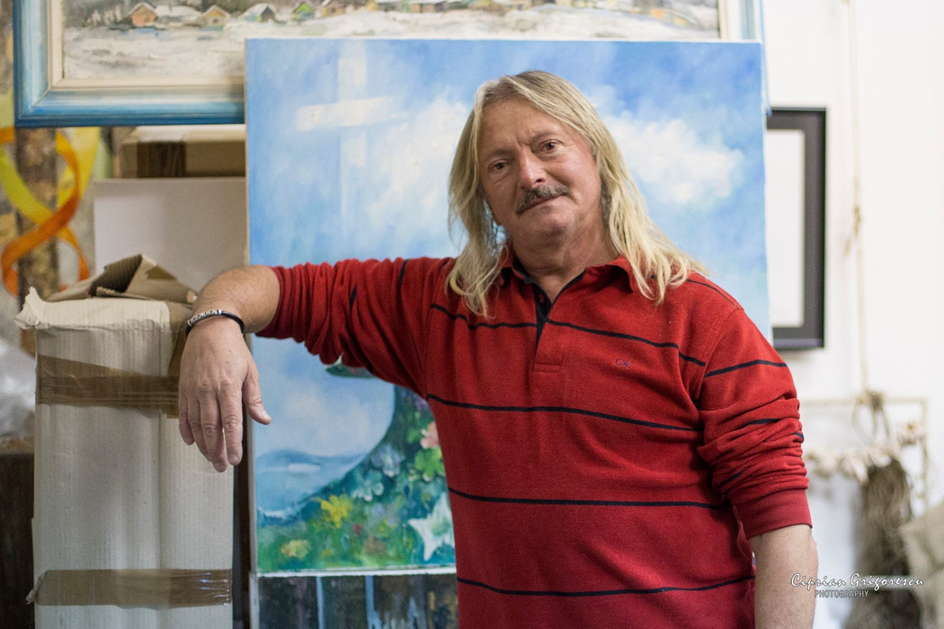 Pictorul Mihai Șerbănescu, inițiatorul evenimentului care a făcut și mai cunoscută Târgoviștea
