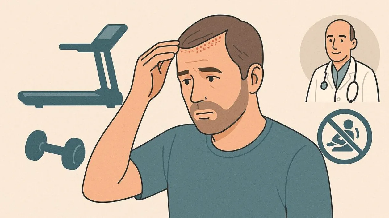 Când pot reveni la sală după implantul de păr? Ghidul complet al specialiștilor