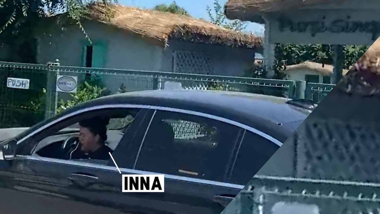 Inna și-a scos limba ștrengărește, înainte de a părăsi Vama Veche