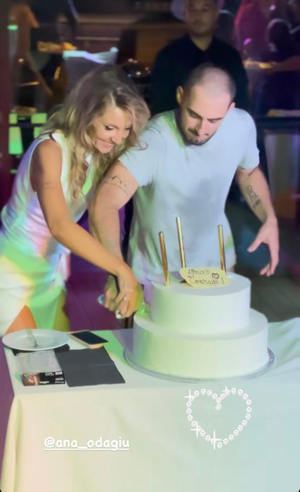 Ana Odagiu și Conrad Mericoffer au ajuns în fața altarului! Cei doi actori, nuntă cu fast. Primele imagini de la eveniment