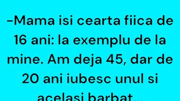 Bancul de weekend | Mama își ceartă fiica de 16 ani