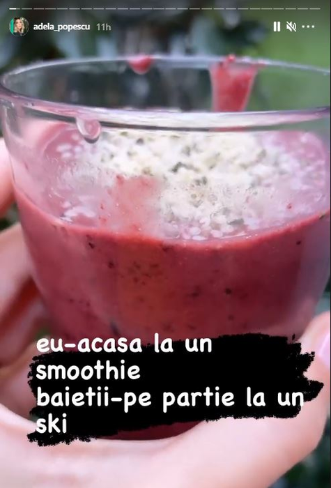 Adela Popescu, surpriză, după surpriză din partea soțului său: “Eu – acasă, la un smoothie, băieții – pe pârtie, la un ski”. A avut lacrimi în ochi după ce a primit imagini de la Radu Vâlcan