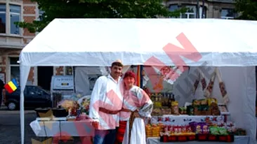 Vand sarmale pe strada la Bruxelles