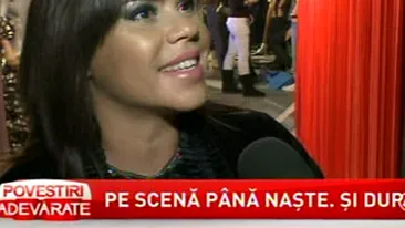 Luminita Anghel lucreaza pana in ultima zi de sarcina! Va avea concert si de Revelion!