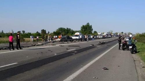 Trafic oprit pe Autostrada București – Pitești, în urma unui accident