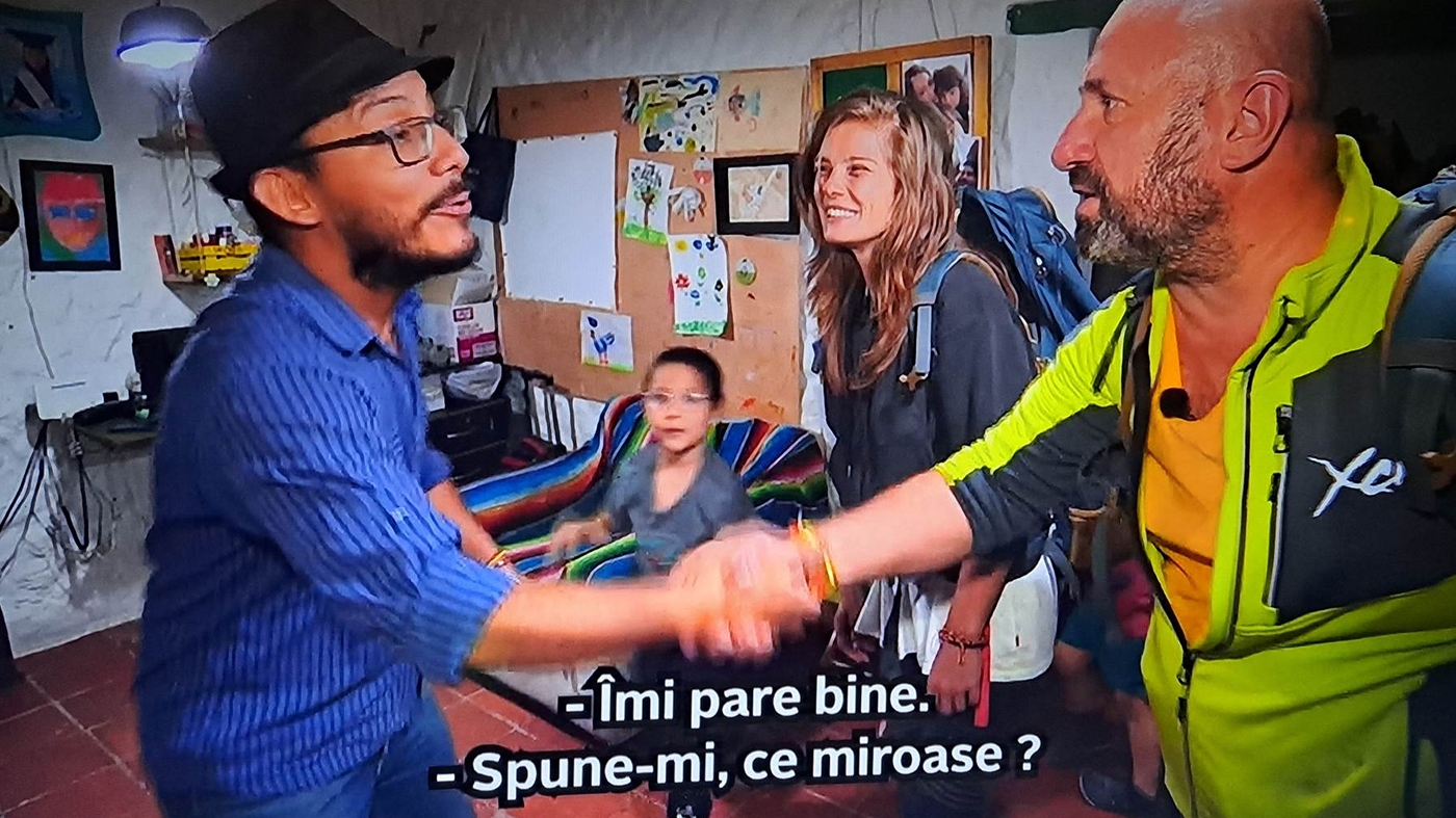 Cătălin Scărlătescu a crezut că nu aude bine! Ce meserie i-a zis că are columbianul din imagine, care i-a oferit cazare la America Express