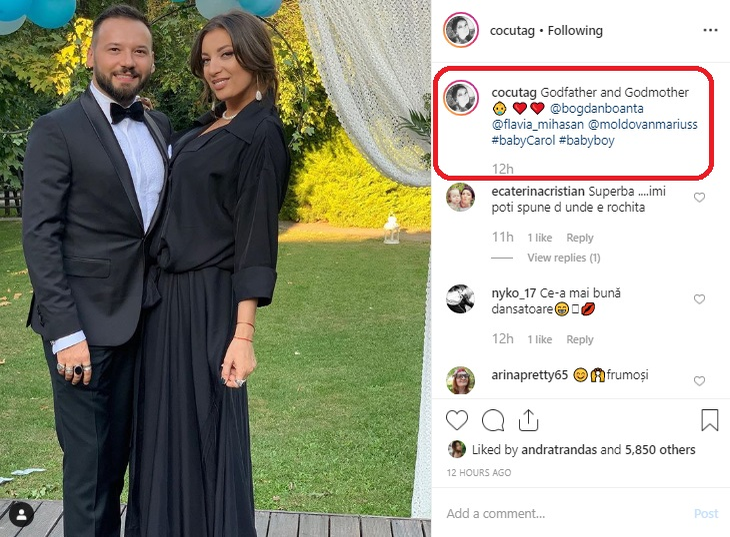 Flavia de la Neatza și-a botezat băiatul. Nașii sunt celebri
