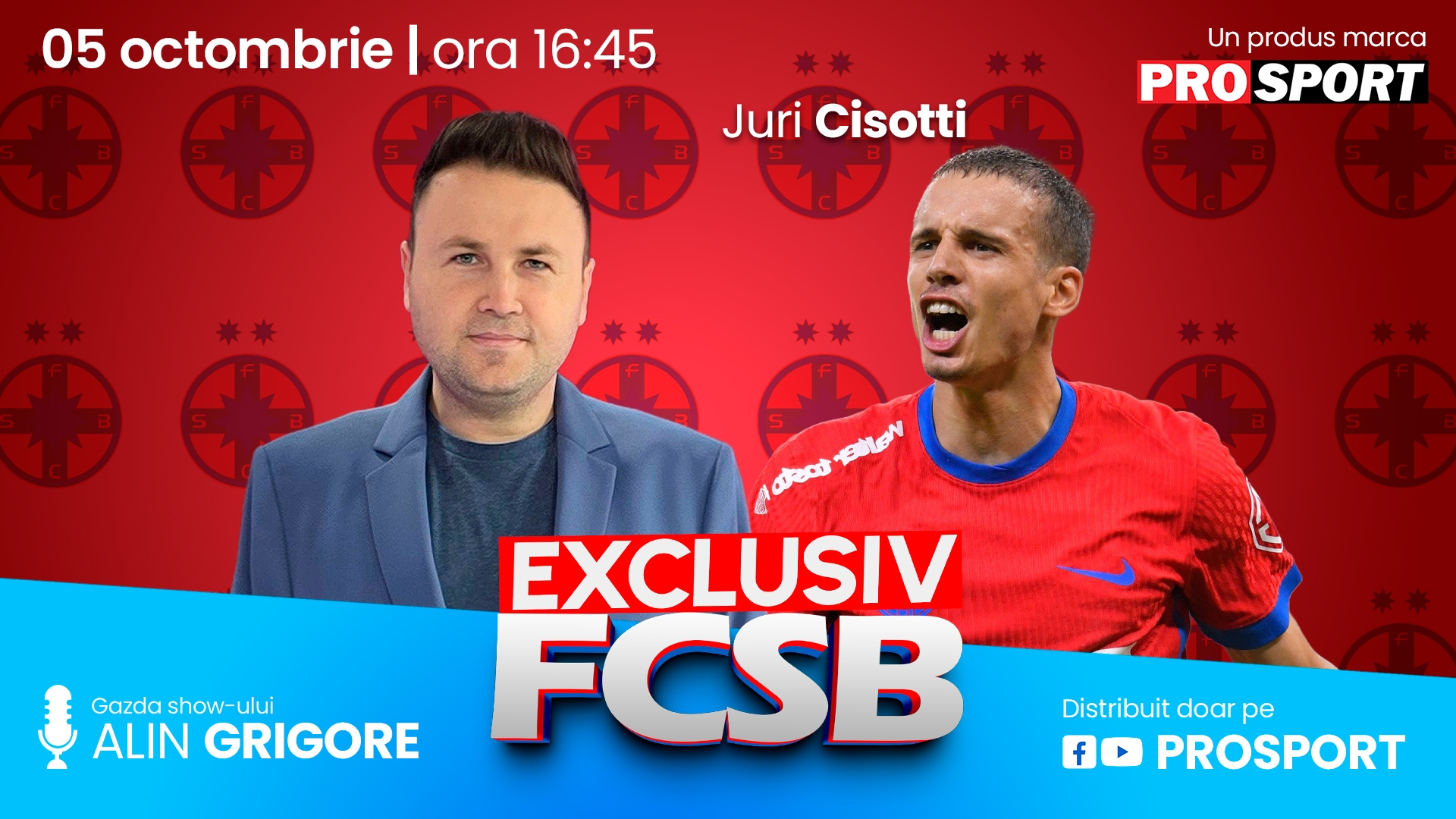 EXCLUSIV FCSB, azi de la 16:45. Juri Cisotti, în premieră în fața fanilor roș-albaștri: ce spune despre Reghecampf și care e anunțul de zile mari al mijlocașului