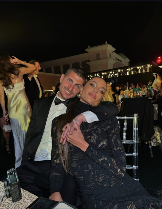 Marco Verratti and His Wife, Jessica Aidi