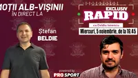 EXCLUSIV RAPID cu Beldie și Gâlcă începe la ora 16:45, în direct pe YouTube - ProSport
