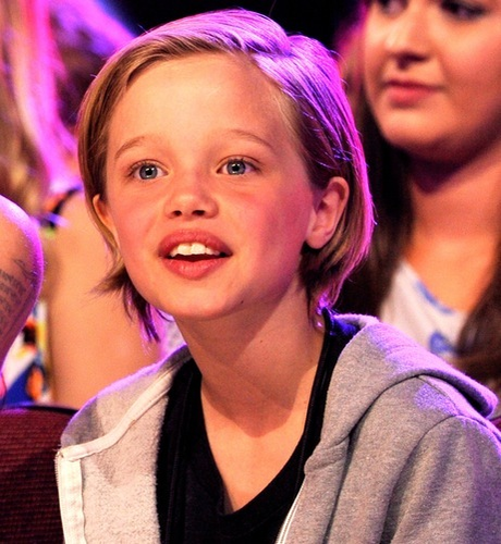 Foto! Ea este mini BRAD PITT! Vezi asemănarea izbitoare dintre actor şi fiica sa, SHILOH