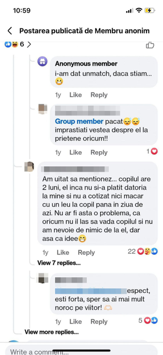 Fosta soție a concurentului face lumină. (SURSA: FACEBOOK.COM)