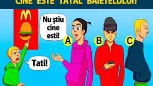 Test IQ exclusiv pentru genii | Cine este tatăl băiatului din imagine?