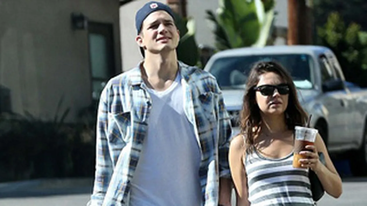 Hopa, uite ce burtica are Mila Kunis! Se pregateste Ashton Kutcher de primul lui copil legitim?