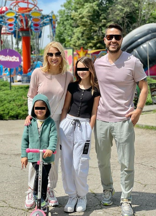 Jorge și Ramona au o familie fericită