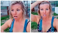 Imagini amuzante. O femeie s-a viralizat pe Tik Tok după ce a folosit un spray bronzant greșit. VIDEO