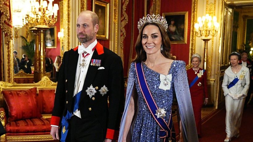 Kate Middleton, apariție spectaculoasă la banchetul de stat german. Tiara cu 2.600 de diamante pe care a purtat-o are o semnificație specială