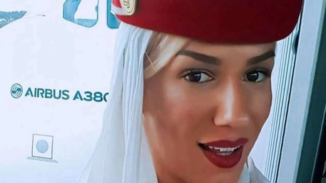 Stewardesa româncă din Dubai, medaliată cu aur la cel mai tare concurs de fitness din lume! Cum arată când se dezbracă de hainele sobre