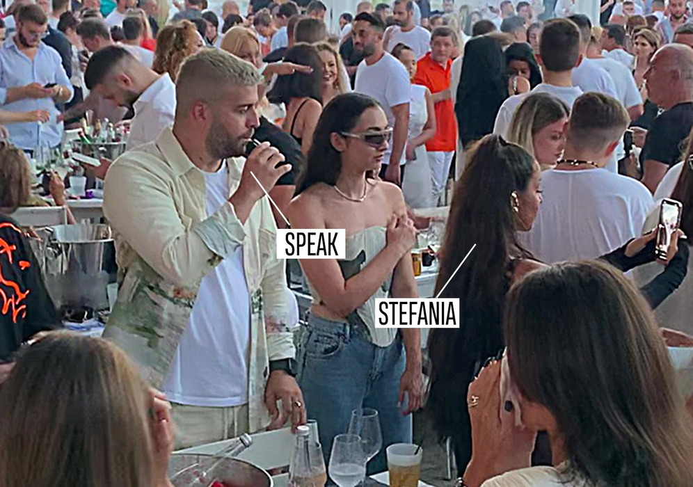 Speak și Ștefania s-au distrat pe cinste în club