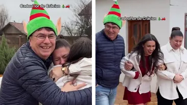 Ce cadou impresionant le-a făcut Mira părinților ei, de Crăciun. Au fost emoționați până la lacrimi!