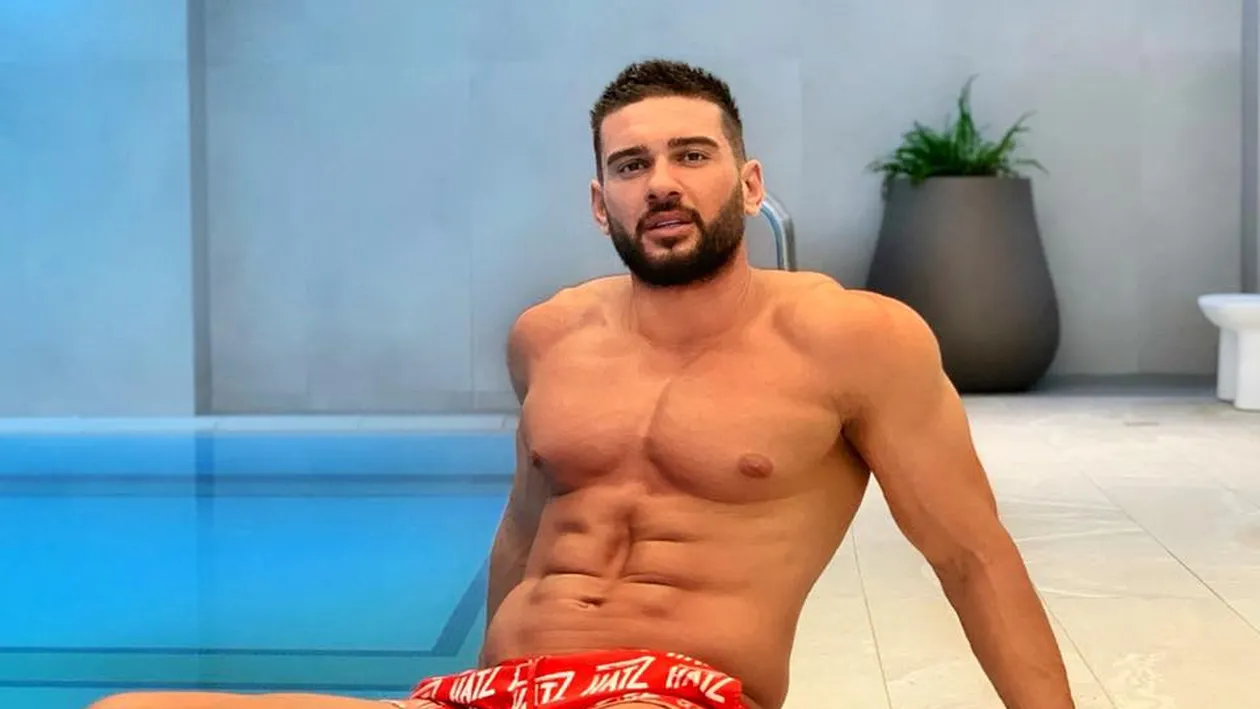 Cum arată curtea de zeci de mii de euro a lui Dorian Popa? Piscina uriașă, împrejmuită de palmieri