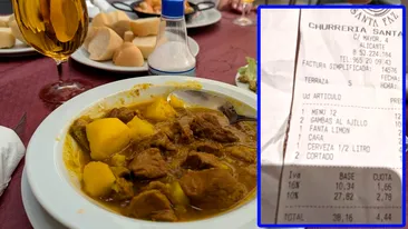 3 români au mâncat pe săturate într-un restaurant din Spania. Când a venit nota de plată, nu le-a venit să creadă