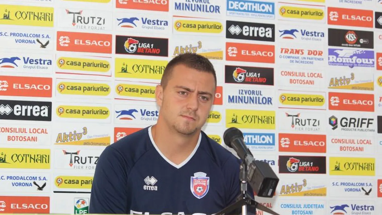 FC Botoșani eliminată din cupă de Voluntari: „În acest sezon nu ne apărăm deloc bine și nu pot să-mi explic acest lucru!”