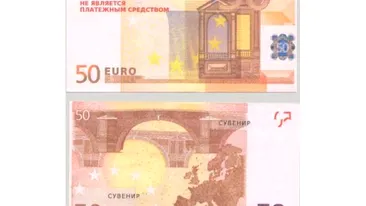 Suceveni înșelați cu bancnote euro și dolar tip „suvenir”, fabricate în Ucraina