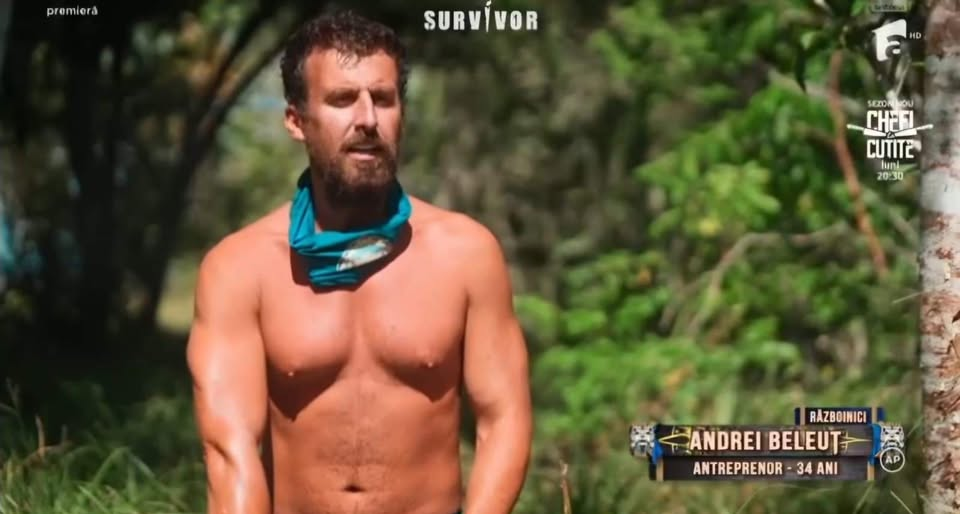 Andrei Beleuț s-a întors piele și os! A slăbit 30 de kilograme la Survivor