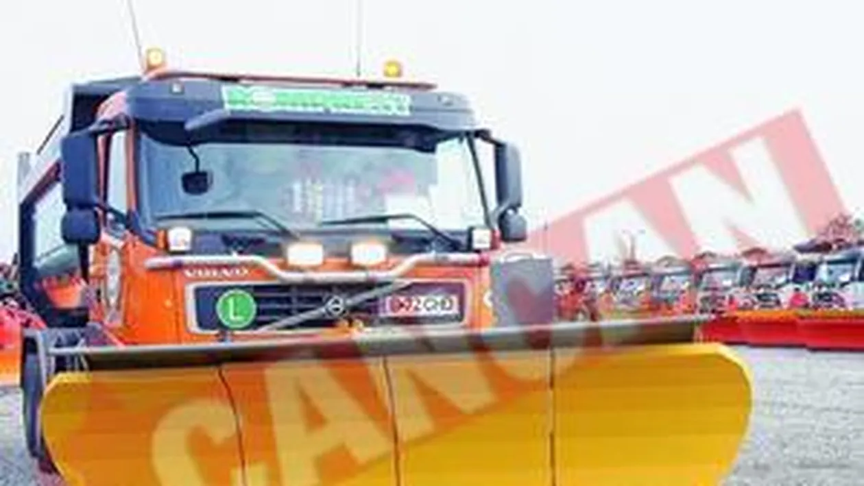 Sectorul 1 va fi deszapezit cu 100 de masini