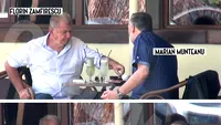 Am aflat ce pregăteşte în secret MARIAN MUNTEANU. Filmări exclusive de la ”şedinţa de partid” ţinută la terasă