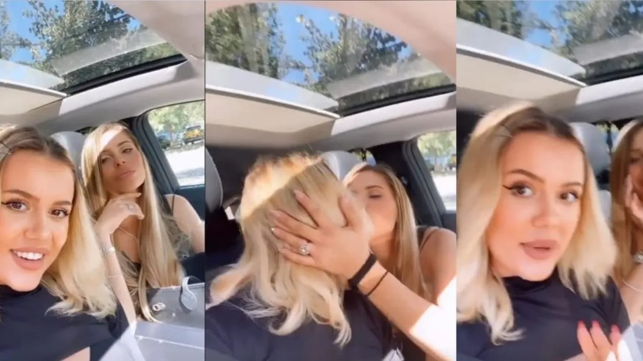 Emily Burghelea, sărut pe gură cu prietena de la Timișoara