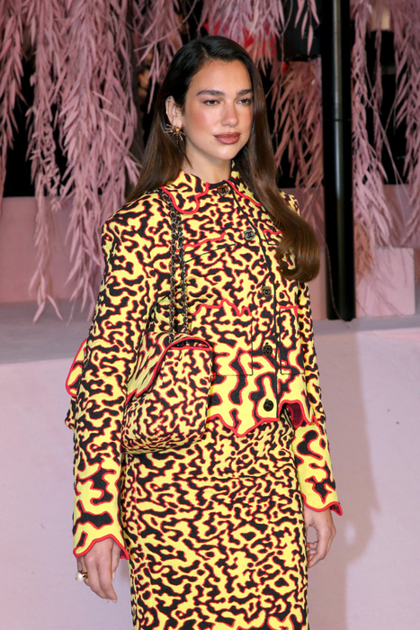 Dua Lipa - Défilé de Mode Chanel - Front Row, Collection Haute Couture Printemps/Été 2026, dans le cadre de la Fashion Week de Paris, France, le 27 Janvier 2026. © Bertrand Rindoff / Bestimage Chanel Haute Couture Spring/Summer 2026 show as part of Paris Fashion Week on January 27, 2026 in Paris, France.