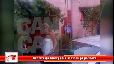 De ce a refuzat cantareata Emmy sa sufle in fiola dupa accident! Abia se tinea pe picioare!