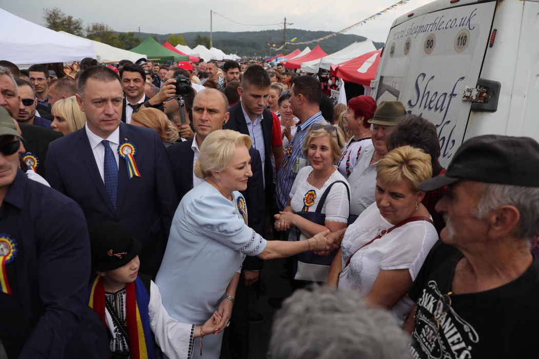Premierul Viorica Dăncilă participă la sărbătorile naționale de la Țebea