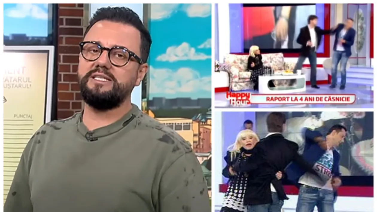 Cătălin Măruță, pălmuit peste față în propria emisiune: “Ești băut?”. Imaginile au rezistat peste ani