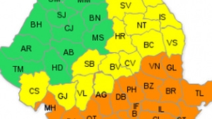 Cod portocaliu pentru sudul si sud-estul tarii!