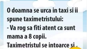 BANC | "Vă rog să fiți atent, că sunt mamă a 8 copii"