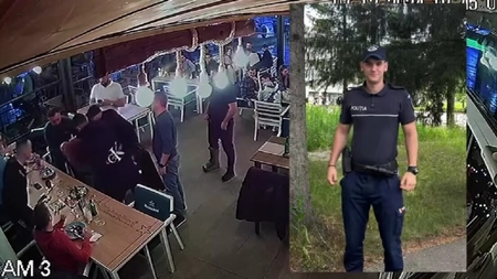 Un elev de la Școala de Agenți de Poliție a devenit erou! Tânărul i-a salvat viața unui client la masa unui restaurant