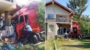 VIDEO. Tragedie în Iași! O fetiță de trei ani a fost ucisă de TIR în timp ce se juca în curte. Șoferul a murit pe loc