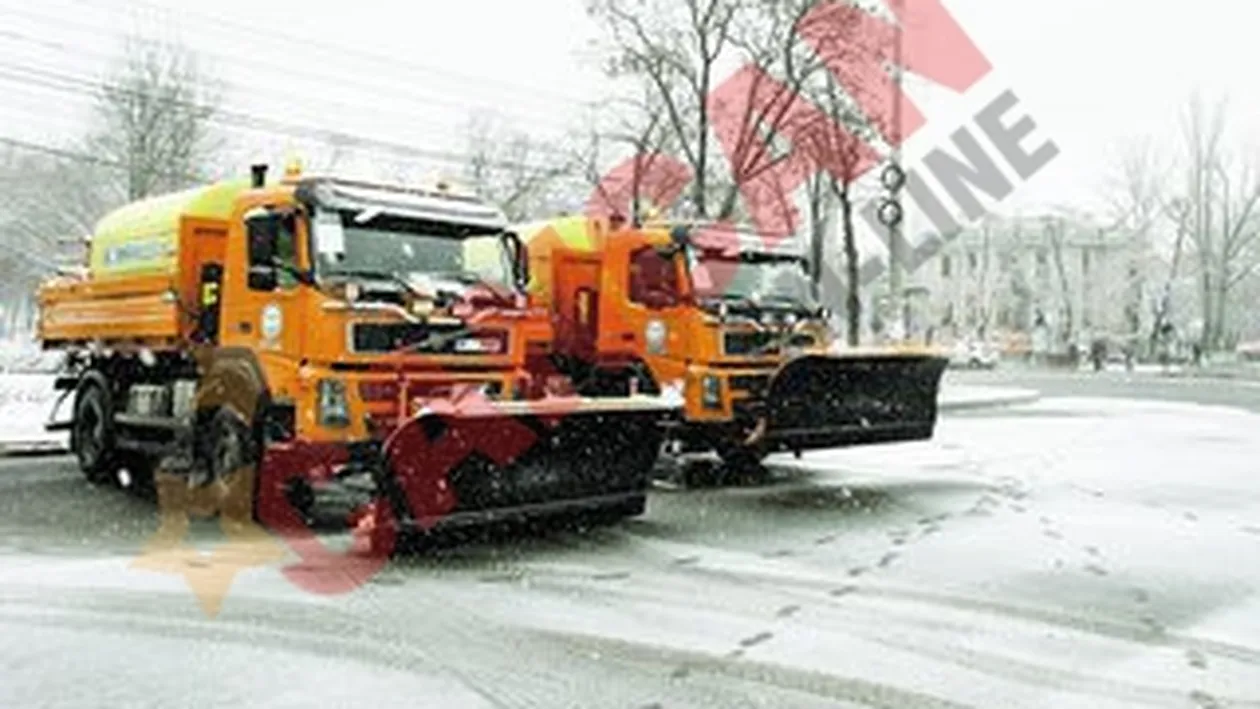 Trei drumuri nationale au fost inchise din cauza zapezii