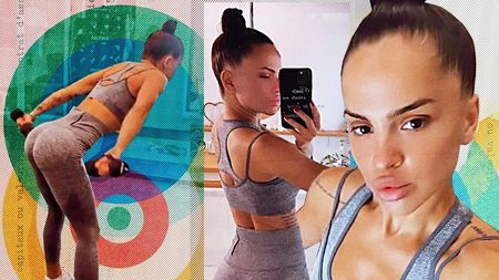 Diana Gureșoaie a făcut spectacol la sală într-un costum super-mulat!