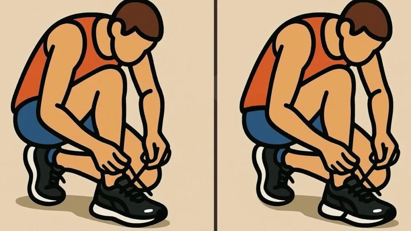 Test de logică | Identificați toate cele 3 diferențe dintre acești doi atleți din imagine